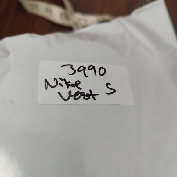 Vintage Y2K Nike ACG Down Puffer Vest Womens Small Dark Blue Full Zip Hooded - Picture 14 of 14